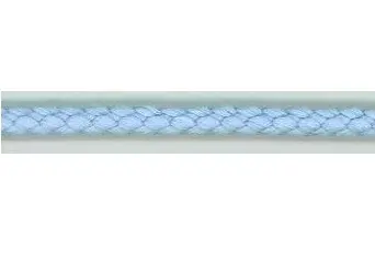Kordel (Baumwolle) geflochten 9mm hellblau