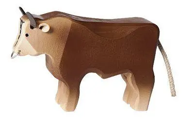 Stier braun (von Trauffer Holzspielwaren)