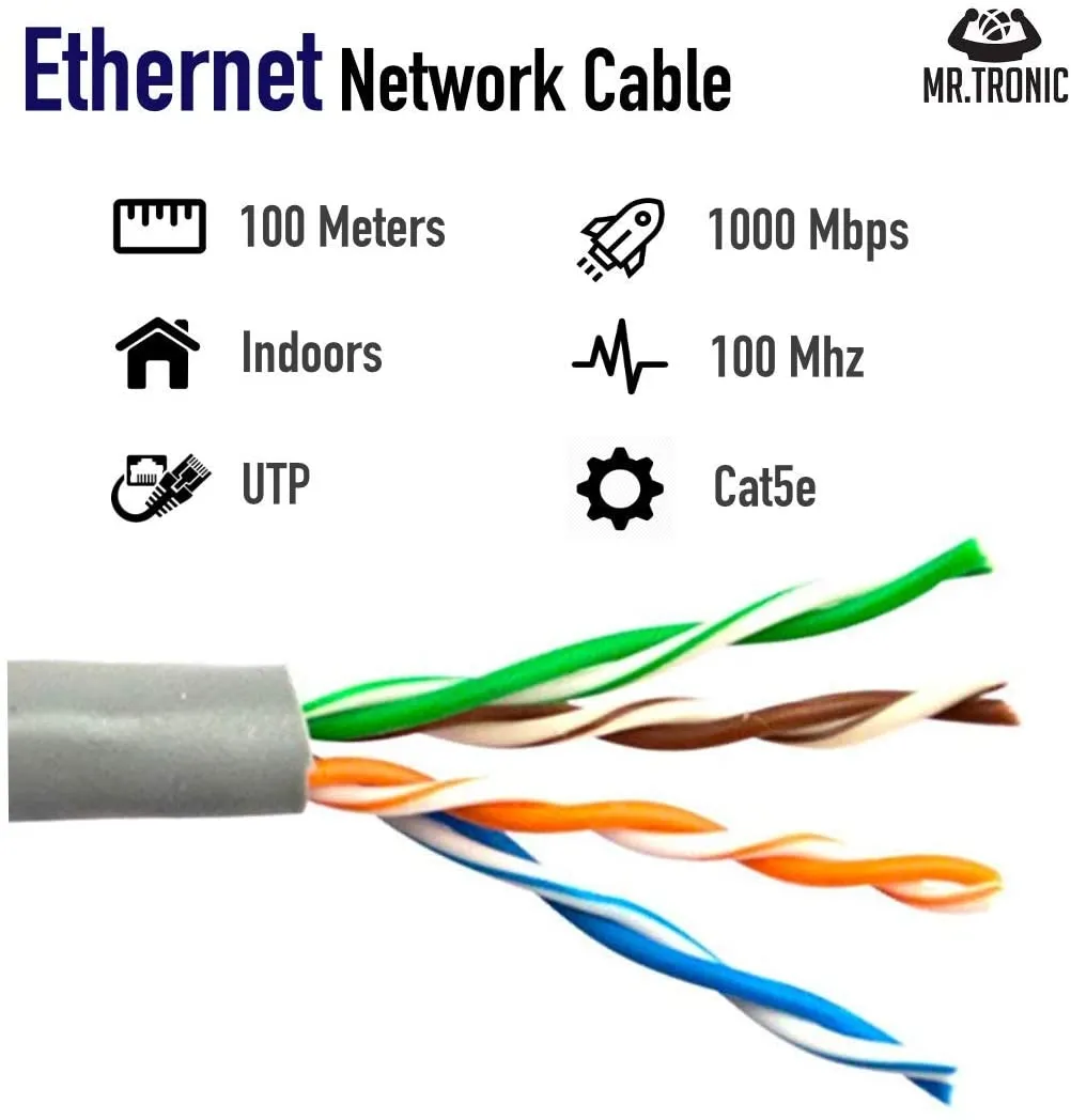 100m Ethernet Netzwerk Netzwerkkabel – Bild 4