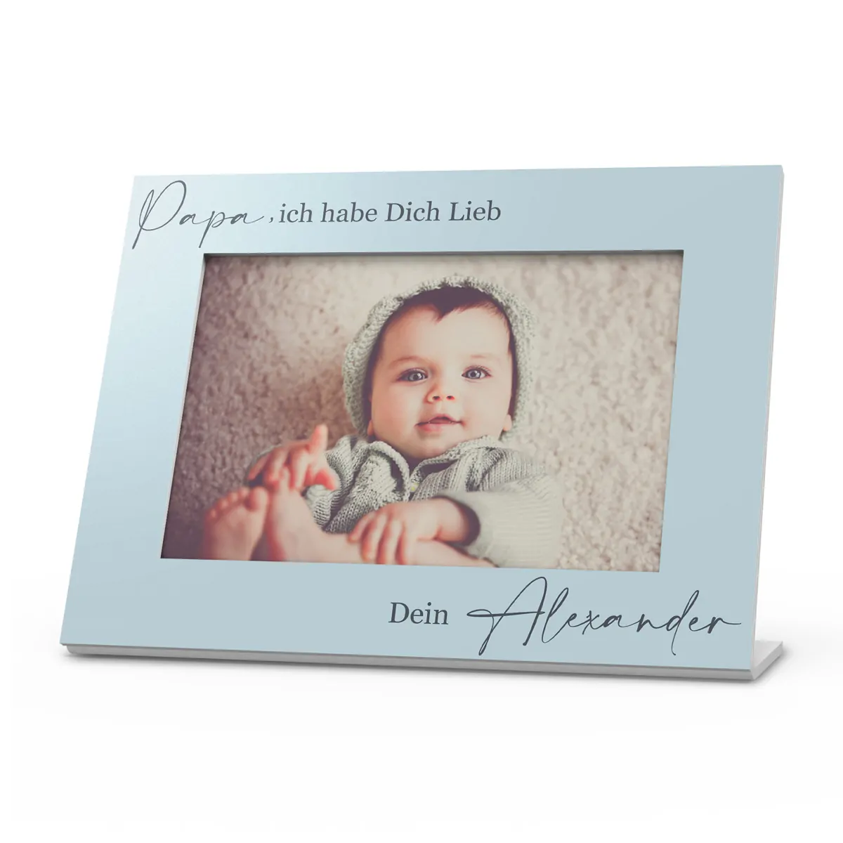 Personalisierter Rahmen für Dein Lieblingsfoto mit Deiner Botschaft